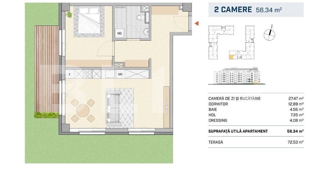 Apartament de vânzare 2 camere Semicentral - 143641AV | BLITZ Cluj-Napoca | Poza1