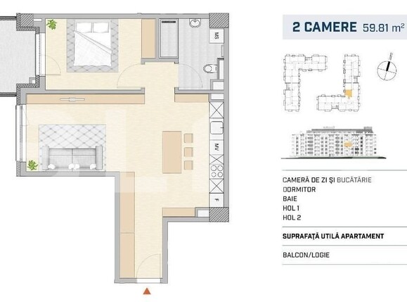 Apartament de vânzare 2 camere Semicentral - 143642AV | BLITZ Cluj-Napoca | Poza1