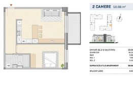 Apartament luminos, orientare estica, finisat lux, zona semicentrala