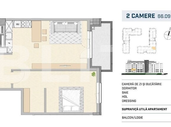 Apartament de vânzare 2 camere Semicentral - 143646AV | BLITZ Cluj-Napoca | Poza3