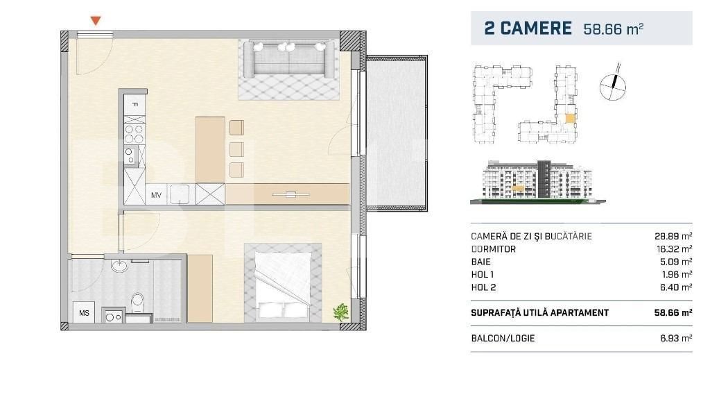 Apartament de vânzare 2 camere Semicentral - 143647AV | BLITZ Cluj-Napoca | Poza3
