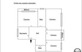 4 camere, 78 mp, decomandat, etaj intermediar, boxa, zona strazii Teleorman
