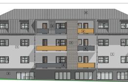 Apartament de 2 camere, 44,34 mp utili, etajul 2, zonă verde, in Apahida