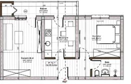 Exclusiv! Apartament de 2 camere, decomandat, etajul 1