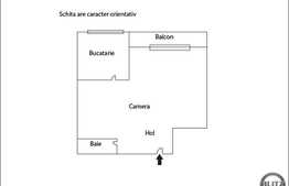 Garsoniera, 28 mp, zona strazii Parang!