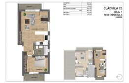 Apartament 2 camere, garaj, zona Vivo