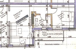 Apartament 2 camere, 53 mp utili, etaj 1, orientare sudica, zona str. Campina