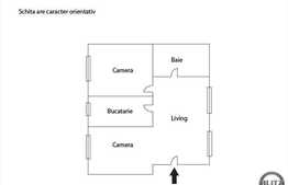 3 camere, 65 mp, complet mobilat, in zona Stadionului CFR