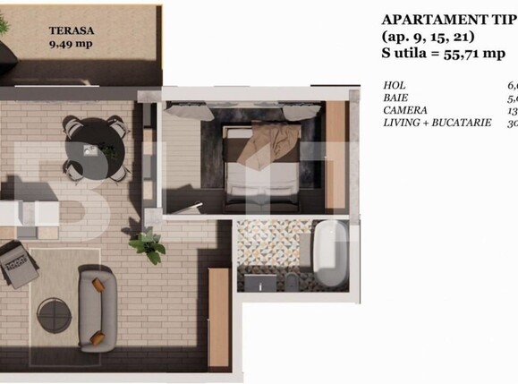 Apartament de vânzare 2 camere Iris - 143887AV | BLITZ Cluj-Napoca | Poza2