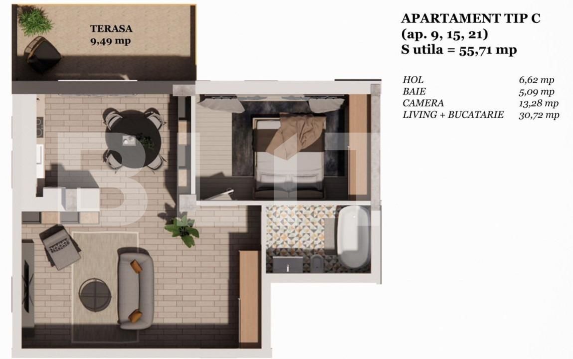 Apartament de vânzare 2 camere Iris - 143887AV | BLITZ Cluj-Napoca | Poza2