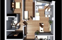 Apartament de 3 camere, 77 mp ,bloc nou, zona Corneliu Coposu