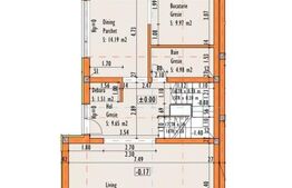 Duplex 4 camere, 204 mp utili, panorama oras, Dambu Rotund
