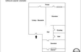 3 camere, 63 mp, terasa, garaj, zona strazii Eugen Ionesco