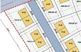 Teren Intravilan autorizat 700 mp, utilitati, Chinteni Aquapark 