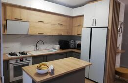 Apartament 3 camere 2 bai finisat mobilat Lux cu CF 77 mp, Columna Residence