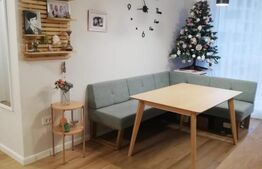 Apartament 3 camere 2 bai finisat mobilat Lux cu CF 77 mp, Columna Residence