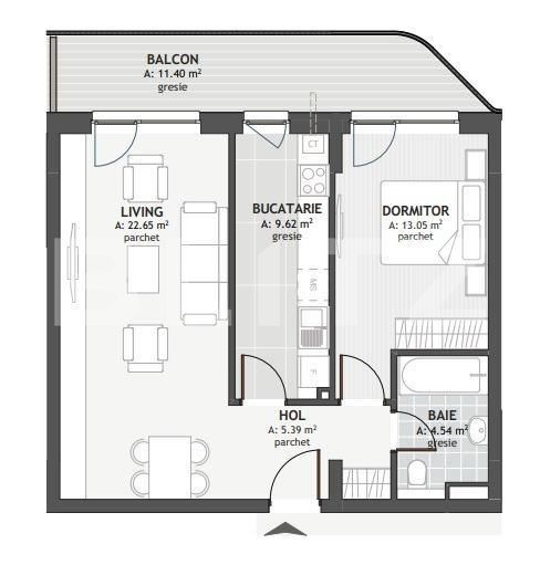 Apartament de vânzare 2 camere Floreşti - 144153AV | BLITZ Cluj-Napoca | Poza2