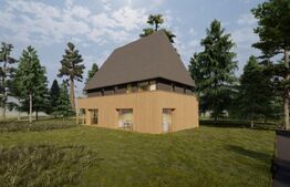 Cabana pitoreasca 130 mp utili , 1000 mp teren, Belis