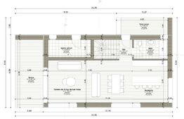 Cabana pitoreasca 130 mp utili , 1000 mp teren, Belis