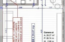 Exclusivitate, Comision 0% Apartament 1 cam, finisat, 40 mp, parcare