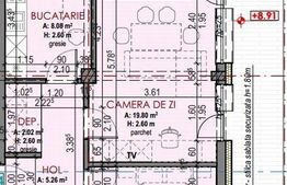  Apartament 2 cam, finisat, 52 mp cu terasa 33 mp si parcare