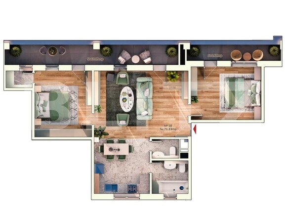 Apartament de vânzare 3 camere Marasti - 144196AV | BLITZ Cluj-Napoca | Poza1