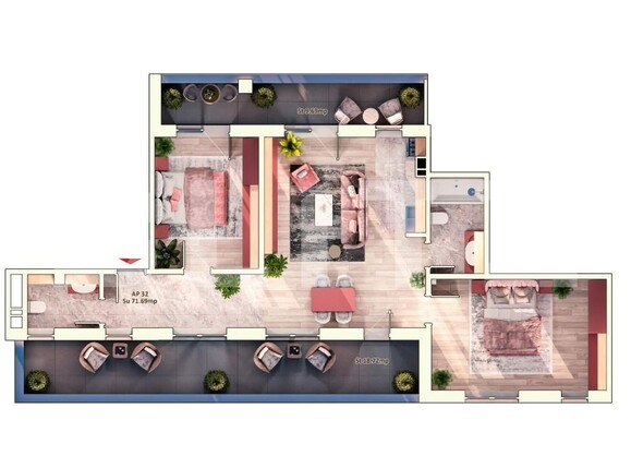 Apartament de vânzare 3 camere Marasti - 144197AV | BLITZ Cluj-Napoca | Poza1