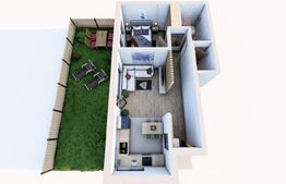 Apartament 2 camere, 50 mp, Gradina, zona Leroy Merlin Marasti