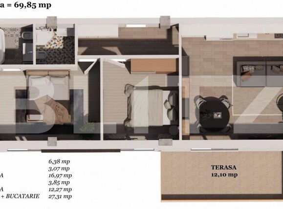 Apartament de vânzare 3 camere Iris - 144235AV | BLITZ Cluj-Napoca | Poza2