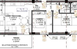 Apartament 3 camere, finisat ,parcare subterana zona Auchan Iris 