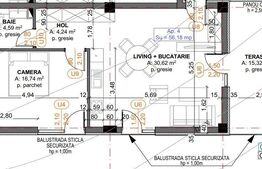 Apartament 2 camere, semifinisat, parcare subterana Zona Auchan iris