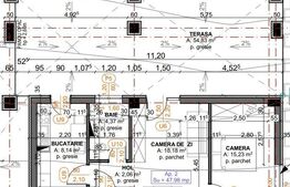 Apartament 2 camere, finisat ,parcare subterana terasa zona Auchan iris