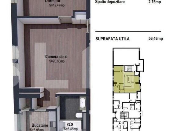 Apartament de vânzare 2 camere Iris - 144257AV | BLITZ Cluj-Napoca | Poza1