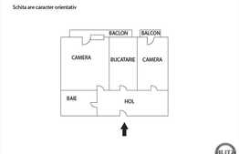 3 camere, decomandate, 70 mp, parcare cu CF, zona strazii E. Quinet