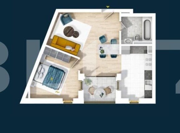 Apartament de vânzare 2 camere Central - 144326AV | BLITZ Cluj-Napoca | Poza1