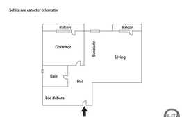 2 camere, 56 mp, finalizat in 2014, semifinisat! Zona de case! Parcare cu CF!