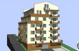 Garsoniera 36 mp, semifinisata, imobil nou, terasa, zona Polus Center