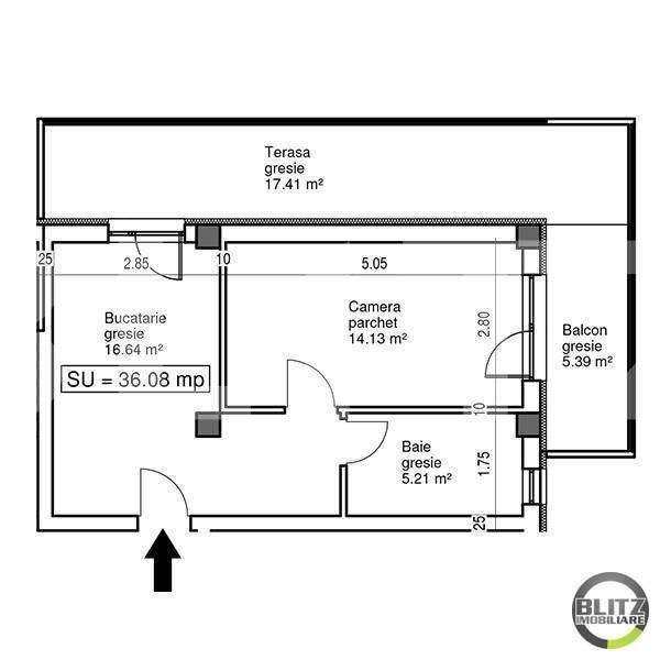 Garsonieră de vânzare Manastur - 14449AV | BLITZ Cluj-Napoca | Poza4