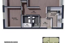 Blitz va propune spre vanzare apartament spatios, zona linistita