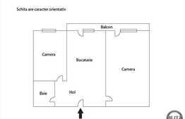 2 camere, 50 mp, decomandat, zona strazii Primaverii!