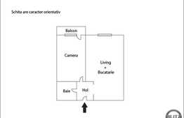 2 camere, 50 mp, etaj intermediar, partial mobilat, zona strazii Jupiter