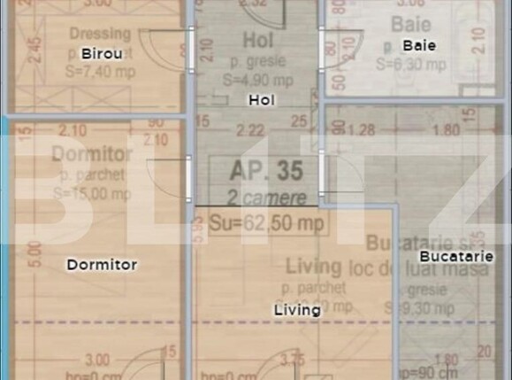 Apartament de închiriat 3 camere Marasti - 145002AI | BLITZ Cluj-Napoca | Poza15