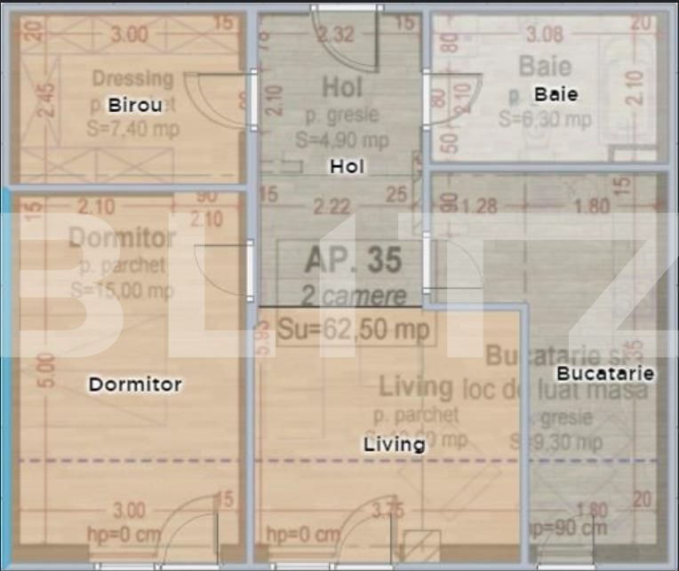 Apartament de închiriat 3 camere Marasti - 145002AI | BLITZ Cluj-Napoca | Poza15