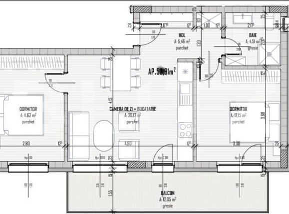Apartament de vânzare 3 camere Baciu - 145013AV | BLITZ Cluj-Napoca | Poza2