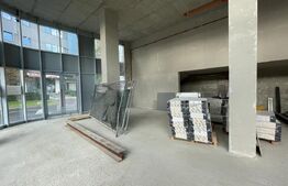 Spatiu comercial open-space, vitrina imensa si parcare, 314 mp in zona Garii