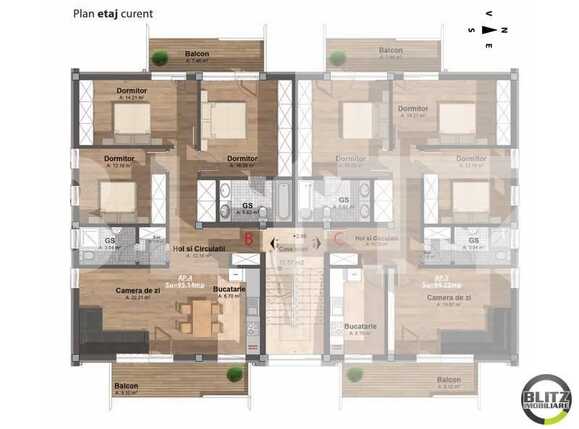 Apartament de vânzare 4 camere Bună Ziua - 1451AV | BLITZ Cluj-Napoca | Poza12