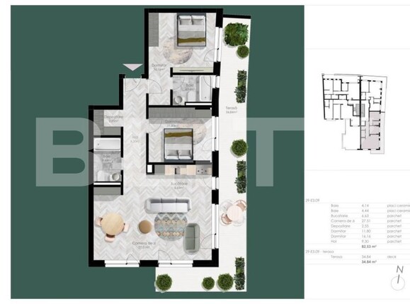 Apartament de vânzare 3 camere Central - 145121AV | BLITZ Cluj-Napoca | Poza1