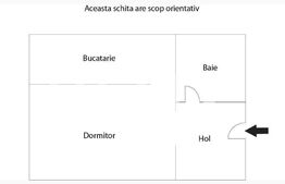 Garsoniera de 36 mp, zona Iris