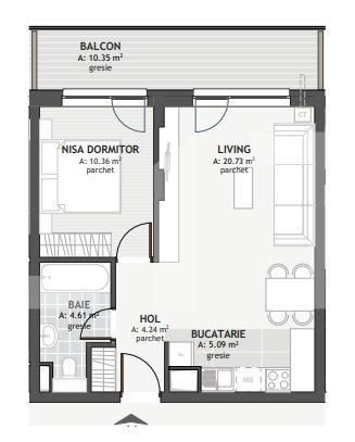Apartament de vânzare 2 camere Floreşti - 145148AV | BLITZ Cluj-Napoca | Poza3