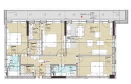 Apartament nou cu CF, 4 camere, 100 mp utili, terasa, Zorilor! 